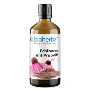 Echinacea mit Propolis Tropfen, Tinktur 100 ml online kaufen, besten Preis, Bioherba Reichenbach GmbH 