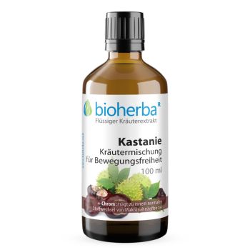 Kastanie Kräutermischung für Bewegungsfreiheit Tropfen Tinktur 100 ml online kaufen, besten Preis, Bioherba Reichenbach GmbH