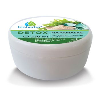 Detox Haarmaske mit Zeolith, Ton, Brennessel 230 ml online kaufen, besten Preis, Bioherba Reichenbach GmbH
