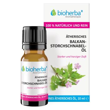 Balkan-Storchschnabel-Öl Reines ätherisches Öl 10 ml online kaufen, besten Preis, Bioherba Reichenbach GmbH