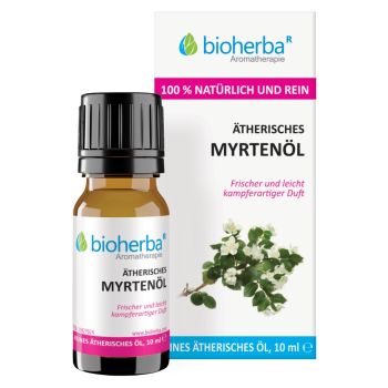 Myrtenöl Myrtus Communis Oil Reines ätherisches Öl 10 ml online kaufen, besten Preis, Bioherba Reichenbach GmbH