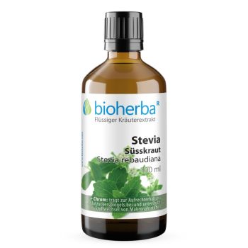 Stevia Süsskraut, Stevia rebaudiana, Tropfen, Tinktur 100 ml online kaufen, besten Preis, Bioherba Reichenbach GmbH