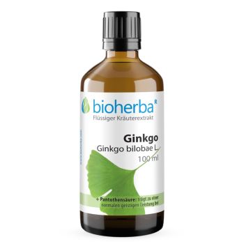 GINKGO Ginkgo bilobae L. 100 ml Tropfen Tinktur online kaufen auf besten Preis 