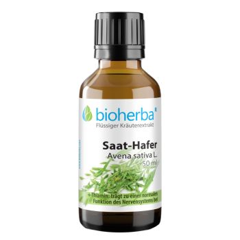 Saat-Hafer Avena sativa L. Tropfen Tinktur 50 ml online kaufen, besten Preis, Bioherba Reichenbach GmbH