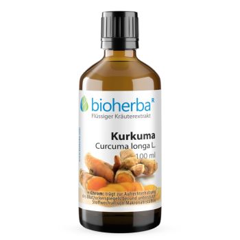 Kurkuma Curcuma longa L. Tropfen Tinktur 100 ml online kaufen, besten Preis, Bioherba Reichenbach GmbH