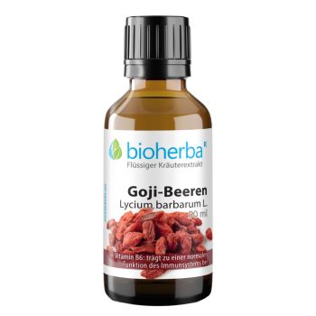 Goji-Beeren Lycium barbarum L. Tropfen Tinktur 50 ml online kaufen, besten Preis, Bioherba Reichenbach GmbH
