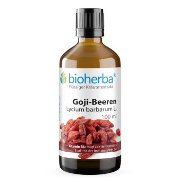 Goji-Beeren Lycium barbarum L. Tropfen Tinktur 100 ml online kaufen, besten Preis, Bioherba Reichenbach GmbH