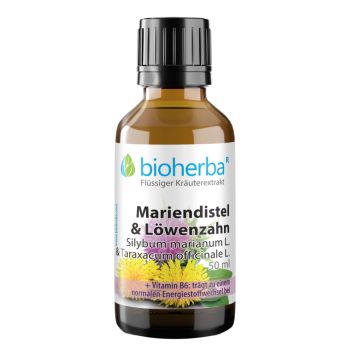 Mariendistel & Löwenzahn Tropfen Tinktur 50 ml online kaufen, besten Preis, Bioherba Reichenbach GmbH