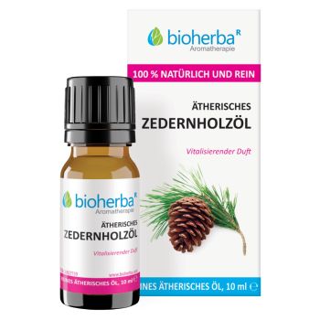 Zedernöl Reines ätherisches Öl 10 ml online kaufen, besten Preis, Bioherba Reichenbach GmbH