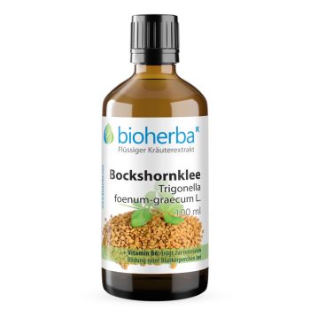 Bockshornklee, Trigonella foenum-graecum L., Tropfen, Tinktur 100 ml online kaufen, besten Preis, Bioherba Reichenbach GmbH 