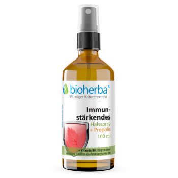 Immunstärkendes Halsspray mit Propolis 100 ml online kaufen, besten Preis, Bioherba Reichenbach GmbH