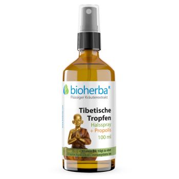Halsspray Tibetische Tropfen mit Propolis Extrakt 100 ml online kaufen, besten Preis, Bioherba Reichenbach GmbH
