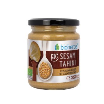 Bio Sesam Tahini 100% gemahlener Bio Vollkornsesam 250 g online kaufen, besten Preis, Bioherba Reichenbach GmbH