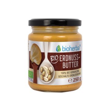 Bio Erdnussbutter 100% Bio 250 g online kaufen, besten Preis, Bioherba Reichenbach GmbH