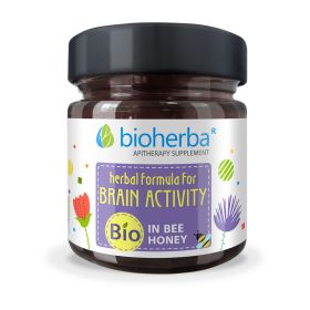 HERBAL FORMULA FOR BRAIN ACTIVITY IN BEE HONEY, 280 g