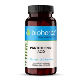 PANTOTHENIC ACID 60 mg 100 capsules