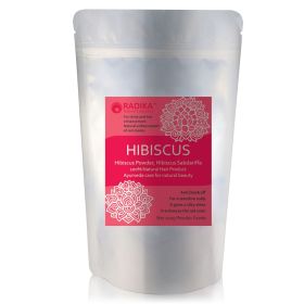 powder hibiscus, hair powder, radish