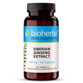 SIBERIAN GINSENG EXTRACT 170 mg 100 capsules