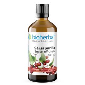 Sarsaparilla, Smilax officinalis, Tropfen, Tinktur 100 ml online kaufen, besten Preis, Bioherba Reichenbach GmbH