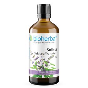 Salbei, Salvia officinalis L., Tropfen, Tinktur 100 ml online kaufen, besten Preis, Bioherba Reichenbach GmbH