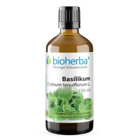 Basilikum Ocimum tenuiflorum L. Tropfen Tinktur 50 ml online kaufen, besten Preis, Bioherba Reichenbach GmbH
