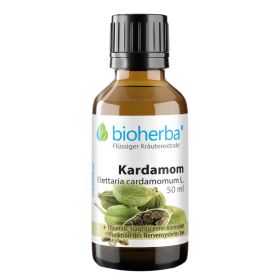 Kardamom Elettaria cardamomum L. Tropfen Tinktur 50 ml online kaufen, besten Preis, Bioherba Reichenbach GmbH