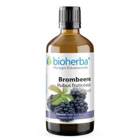Brombeere, Rubus fruticosus, Tropfen, Tinktur 100 ml online kaufen, besten Preis, Bioherba Reichenbach GmbH 