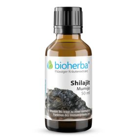 Shilajit Mumijo Tropfen, Tinktur 50 ml online kaufen, besten Preis, Bioherba Reichenbach GmbH