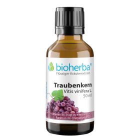 Traubenkern, Vitis vinifera L., Tropfen, Tinktur 50 ml online kaufen, besten Preis, Bioherba Reichenbach GmbH