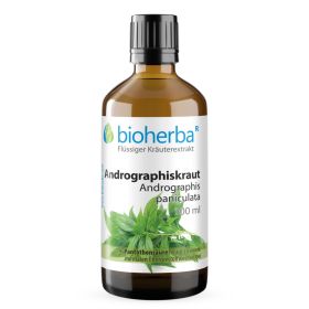 Andrographiskraut, Andrographis paniculata, Tropfen, Tinktur, 100 ml online kaufen, besten Preis, Bioherba Reichenbach GmbH