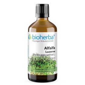 Alfalfa Luzerne, Medicago sativa L., Tropfen, Tinktur 100 ml online kaufen, besten Preis, Bioherba Reichenbach GmbH