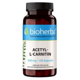 Acetyl-L-Carnitin 340 mg 100 Kapseln online kaufen, besten Preis, Bioherba Reichenbach GmbH