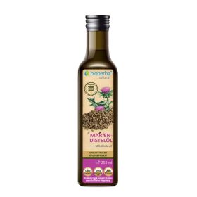 Bioherba Mariendistelöl 250 ml – kaltgepresstes, naturbelassenes Öl aus hochwertigen Mariendistelsamen, online kaufen, bester Preis