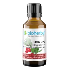 UVA URSI Echte Bärentraube Arctostaphylos uva-ursi 50 ml online kaufen, besten Preis, Bioherba Reichenbach GmbH