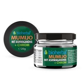 Mumijo Extrakt Shilajit mit Ashwagandha 20g online kaufen, besten Preis, Bioherba Reichenbach GmbH