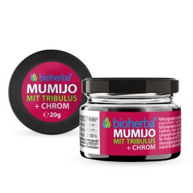 Mumijo Extrakt Shilajit mit Tribulus 20g online kaufen, besten Preis, Bioherba Reichenbach GmbH