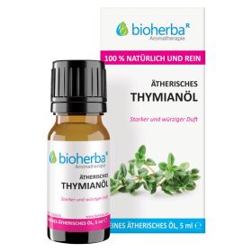 Thymianöl Thymus Vulgaris Oil Reines ätherisches Öl 5 ml online kaufen, besten Preis, Bioherba Reichenbach GmbH