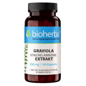 Graviola Stachelannone 350 mg 100 Kapseln online kaufen, besten Preis, Bioherba Reichenbach GmbH