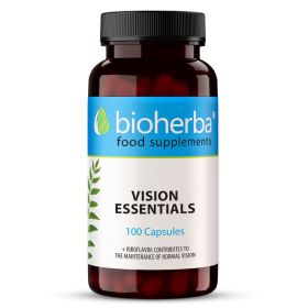 Capsule pentru ochi Bioherba, supliment alimentar cu luteină, bioflavonoide, L-glutation și vitamine
