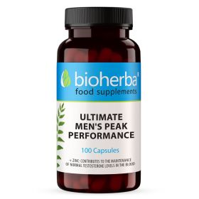 Capsule de testosteron pentru bărbați Bioherba, supliment alimentar cu ashwagandha, tribulus și zinc
