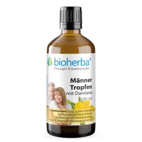 Männer Tropfen mit Damiana Tinktur 100 ml online kaufen, besten Preis, Bioherba Reichenbach GmbH