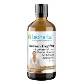 Nerven Tropfen Tinktur 100 ml online kaufen, besten Preis, Bioherba Reichenbach GmbH