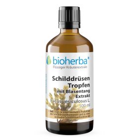 Schilddrüsen Tropfen mit Blasentang Extrakt Tinktur 100 ml online kaufen, besten Preis, Bioherba Reichenbach GmbH
