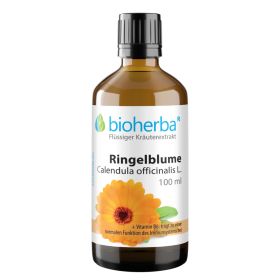 Ringelblume, Calendula officinalis L., Tropfen, Tinktur 100 ml online kaufen, besten Preis, Bioherba Reichenbach GmbH