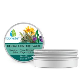 Herbal Comfort Salbe Vaseline-Salbe mit Beinwell und Arnika 30 ml online kaufen, besten Preis, Bioherba Reichenbach GmbH