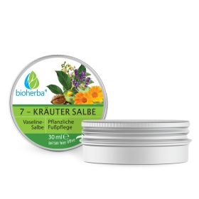 7-Kräuter Salbe Fußpflege mit Kastanie und Walnuss 30 ml online kaufen, besten Preis, Bioherba Reichenbach GmbH