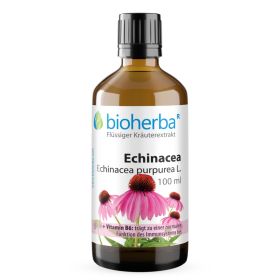 Echinacea, Echinacea purpurea L., Tropfen, Tinktur 100 ml online kaufen, besten Preis, Bioherba Reichenbach GmbH