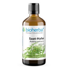 Saat-Hafer Avena sativa L. Tropfen Tinktur 100 ml online kaufen, besten Preis, Bioherba Reichenbach GmbH