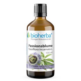 Passionsblume, Passiflora incarnata L., Tropfen, Tinktur 100 ml online kaufen, besten Preis, Bioherba Reichenbach GmbH