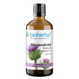 Mariendistel Silybum marianum L. Tropfen Tinktur 50 ml online kaufen, besten Preis, Bioherba Reichenbach GmbH